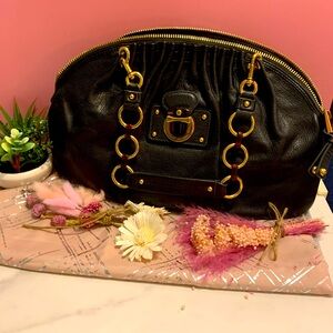 Vintage black leather Marc Jacob bag